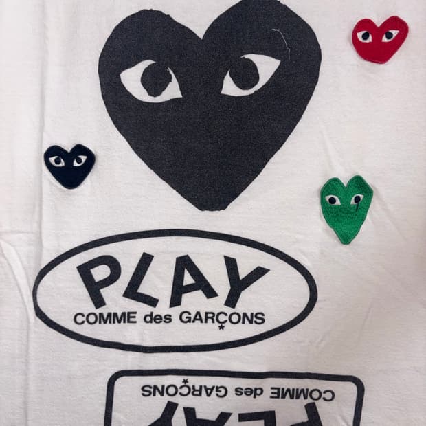 꼼데가르송 PLAY 반팔티셔츠 S