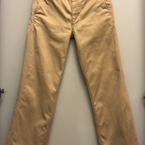 (32)버즈릭슨 밀리터리 오리지널 스펙 코튼 치노팬츠 워시 카멜