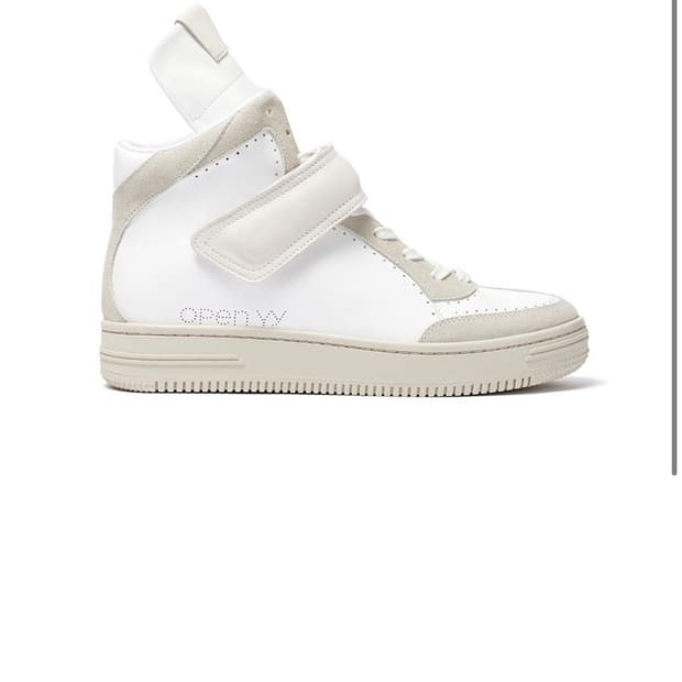 (구매) Velcro high sneakers white 235 