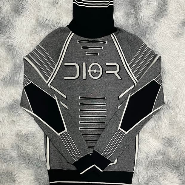 디올 소라야마 하지메 테크니컬 터틀넥 니트 [S]