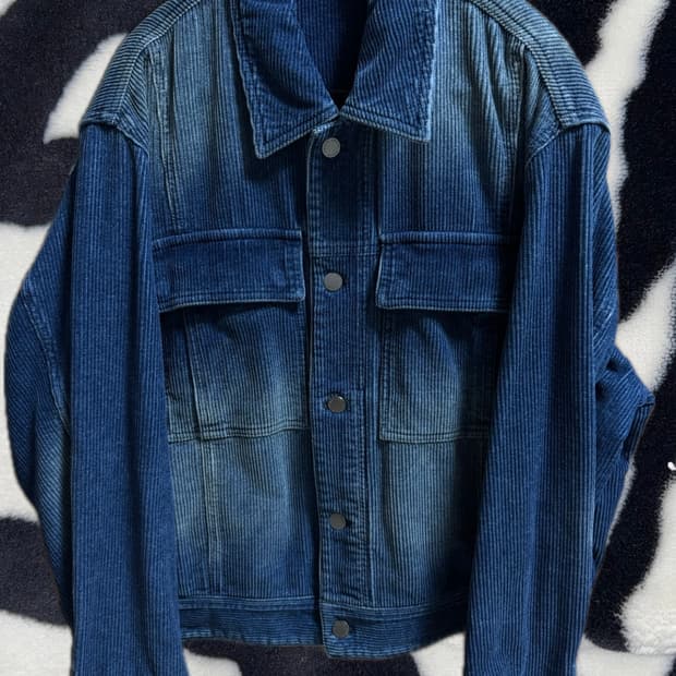 솔리드옴므 코듀로이 청자켓 23F/W 48사이즈