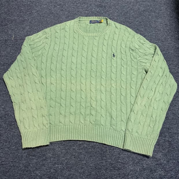 폴로 랄프로렌 꽈배기 니트