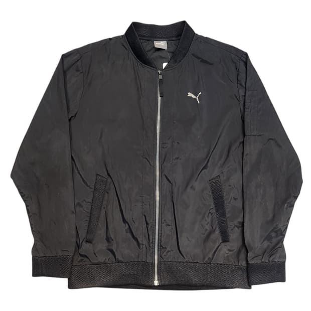 푸마 PUMA 블랙 MA-1 봄버 자켓 (XL)