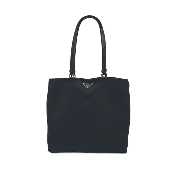 프라다 리나일론 삼각로고 블랙 숄더백 토트백