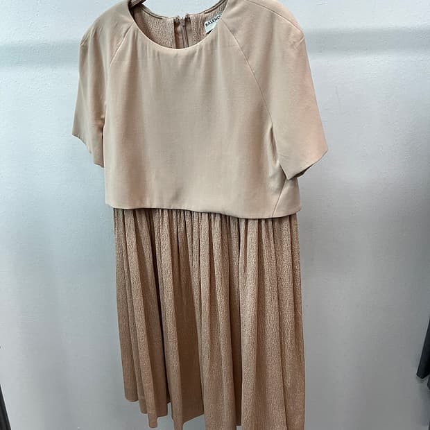 여) 발렌시아가 실크 원피스 