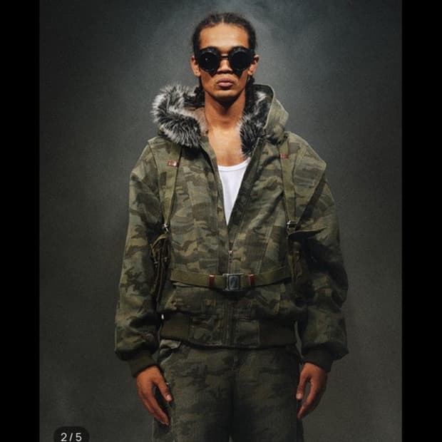 Kuas 카모 퍼 후디자켓