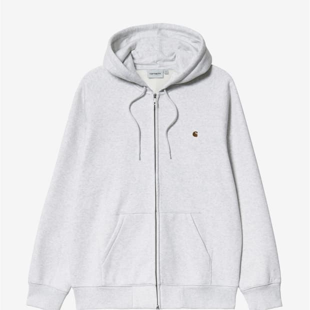 칼하트wip 후디드 메디슨 자켓 애쉬 헤더/럼버