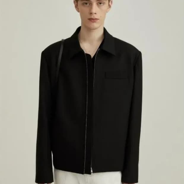 던스트 UNISEX COLLARED WOOL BLOUSON JACKET