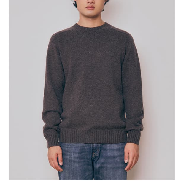 니틀리 울 니트 애쉬브라운 2사이즈