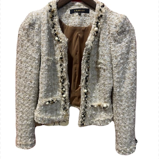 EGOIST 여성 트위드 자켓
