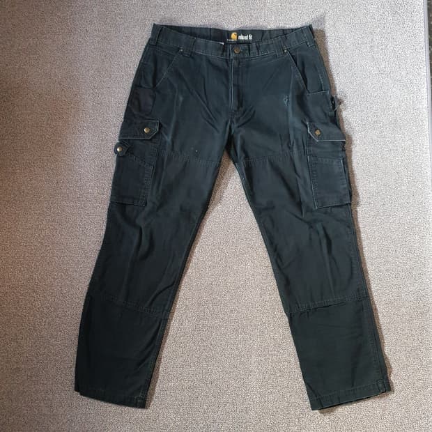 칼하트 Ripstop cargo B342 BLK  No.54