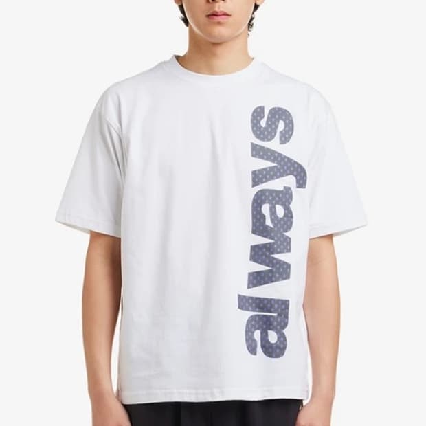 Adwysd ALWAYS UP STAR TSHIRT WHITE