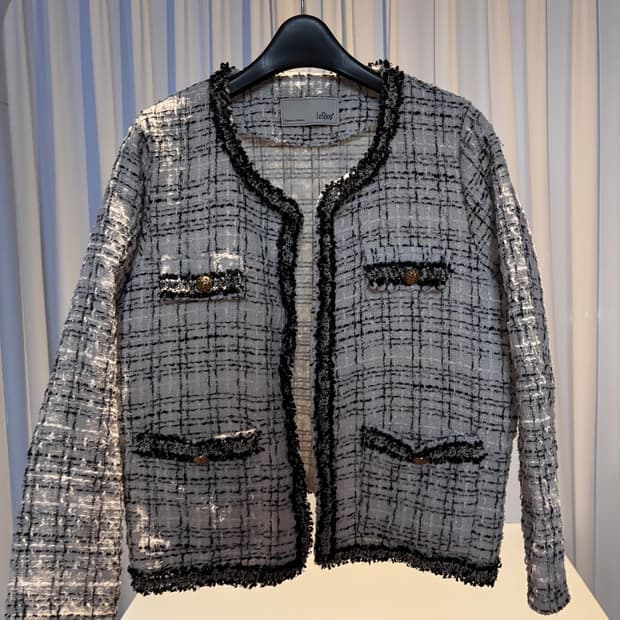 leshop 트위드 자켓