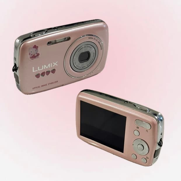 파나소닉 루믹스 DMC S1  핑크 디카 (작례 O)
