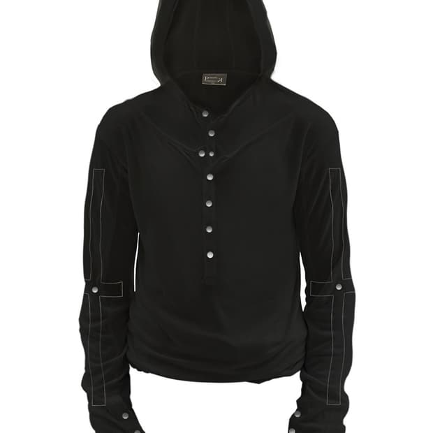 B.ACCESS Cross Layered Hoodie
