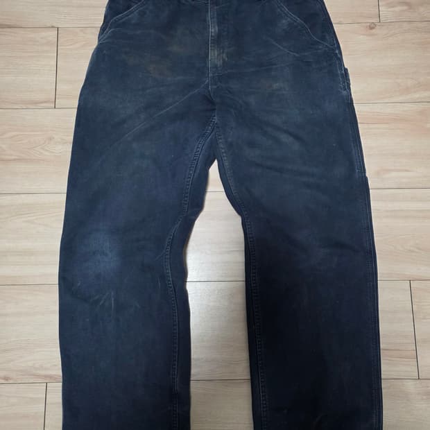 [33"] 빈티지 칼하트 싱글니 워크팬츠 MDT 팝니다