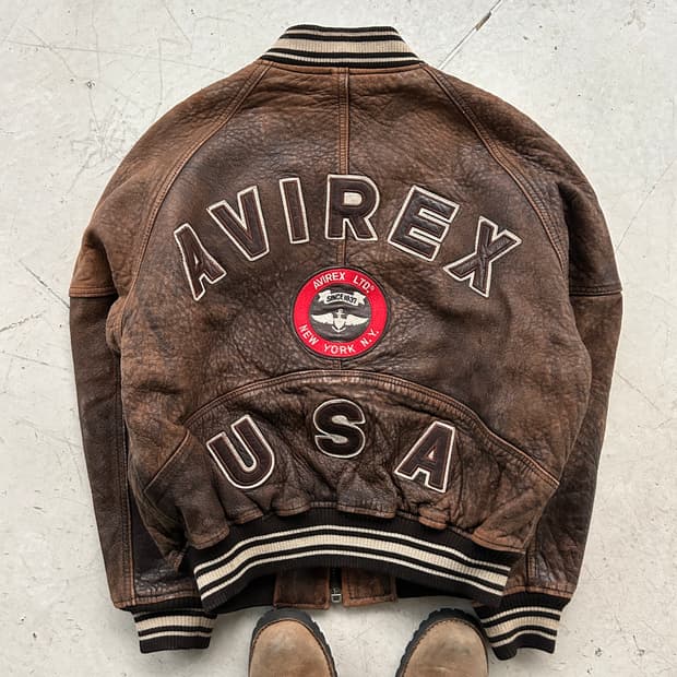 90‘s Avirex (아비렉스 가죽자켓)