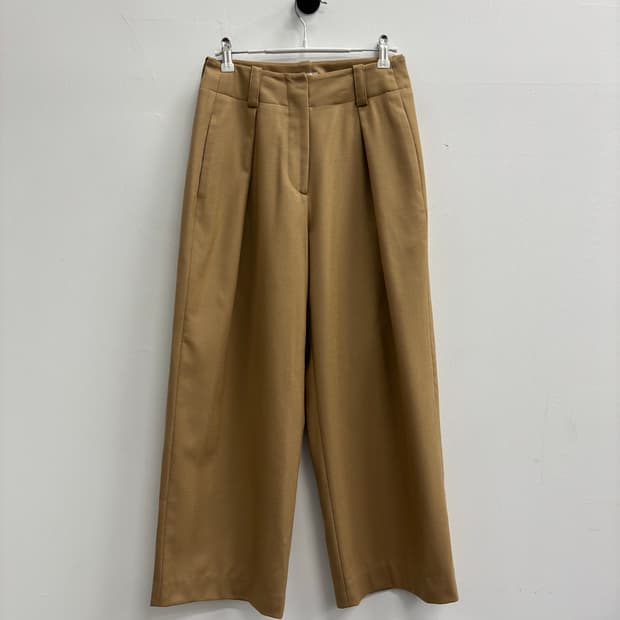 아비에무아(Avie muah) 울 블렌드 와이드 슬랙스