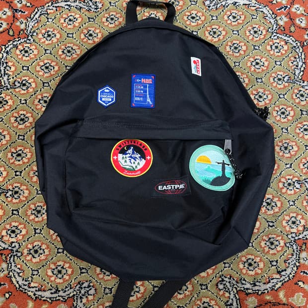 [OS] 이스트팩 패치 패디드 파커 블랙