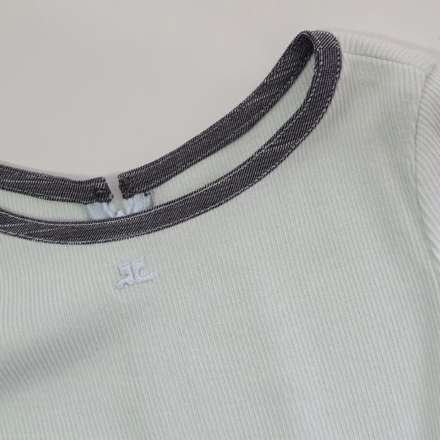Courreges 꾸레쥬 롱 니트 원피스 38