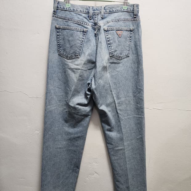 게스 USA 빈티지 90s 연청바지