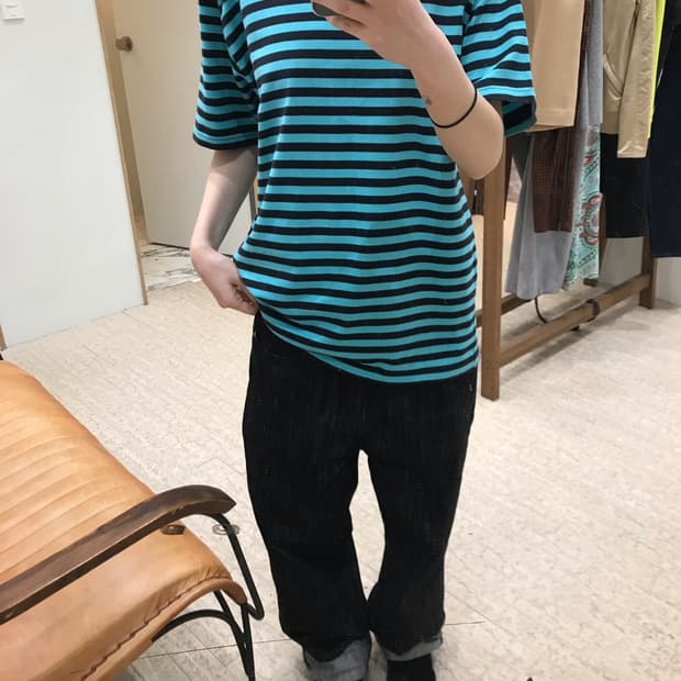 절개포인트 데님