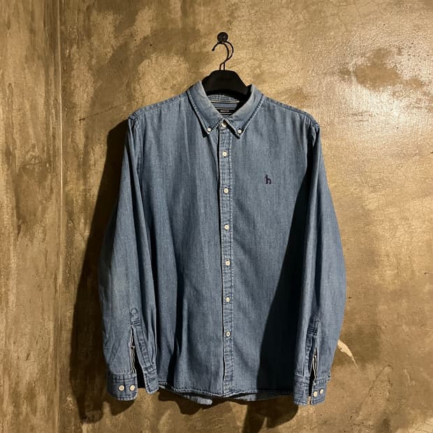 헤지스 데님셔츠