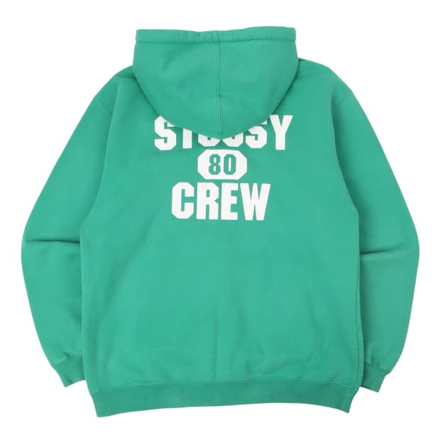 2000s 스투시 80 크루 민트 후드집업