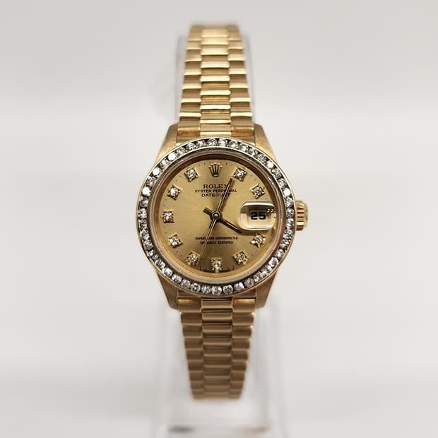 롤렉스 69178 금통 다이아베젤 데이저스트 26mm