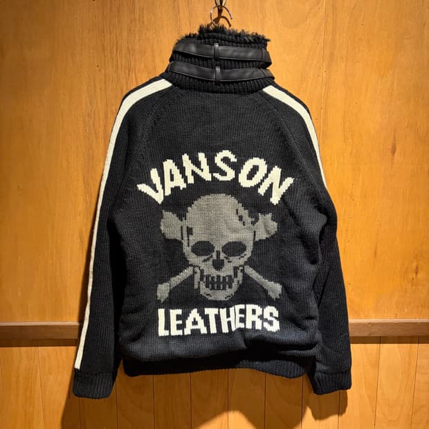 Vanson bone skull jacket / 밴슨 본 스컬 코위찬