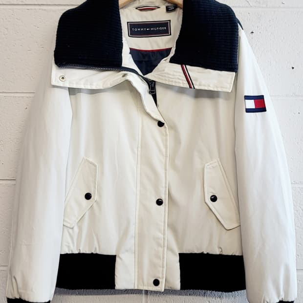 타미힐피거(여성용) 하이넥 숏패딩점퍼(자켓) 판매