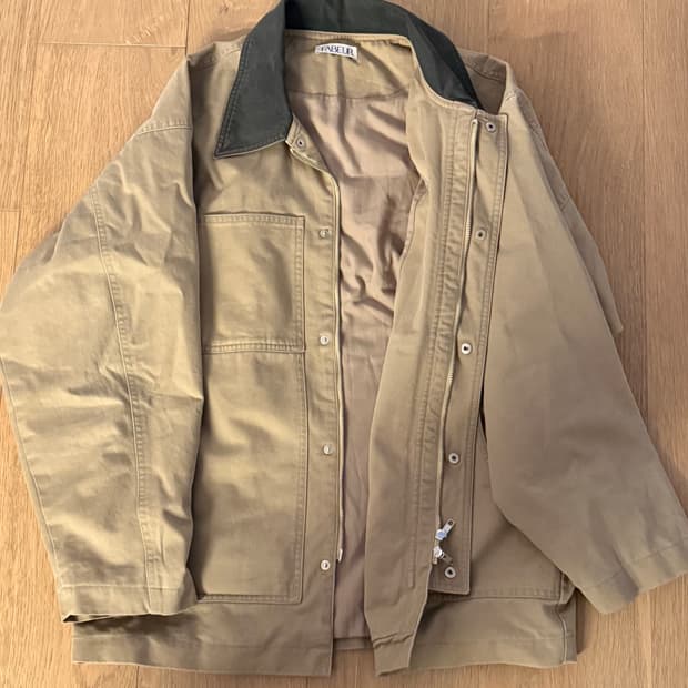 FABEUR 코튼 워크자켓 베이지