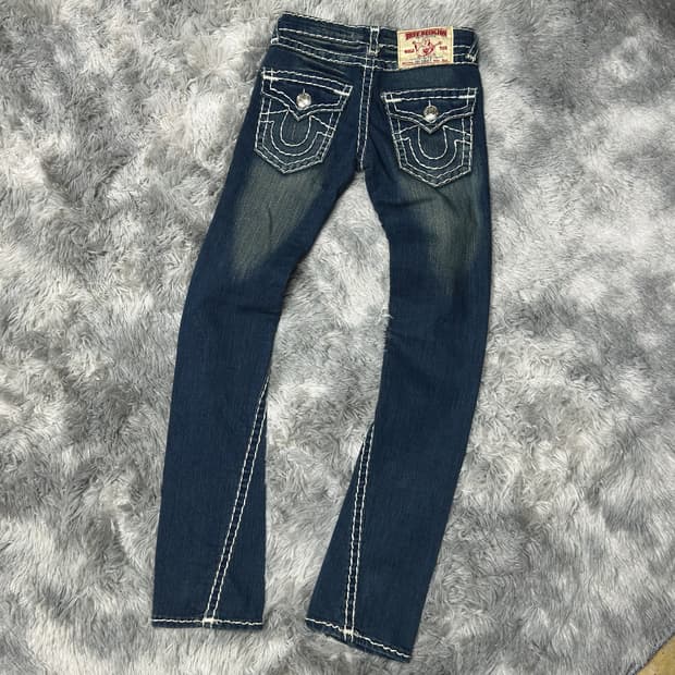 트루릴리전 조이 슈퍼 티 스티치 청바지 26