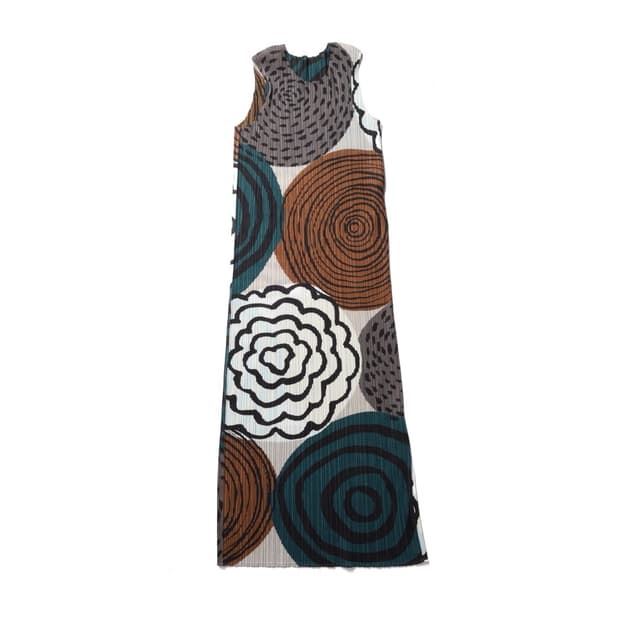 플리츠 플리즈 Pleats Please Pattern Sleeveless