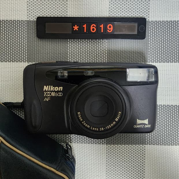 니콘 줌 500 AF 파노라마 필름카메라 파우치포함