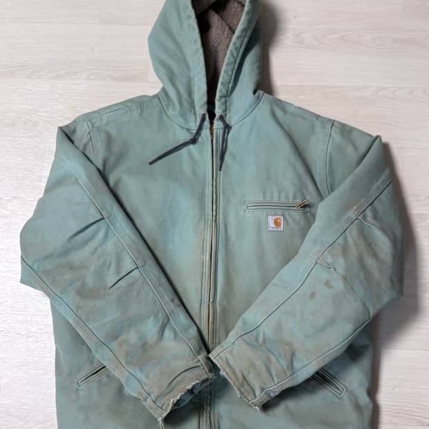 칼하트 워크자켓 민트색깔