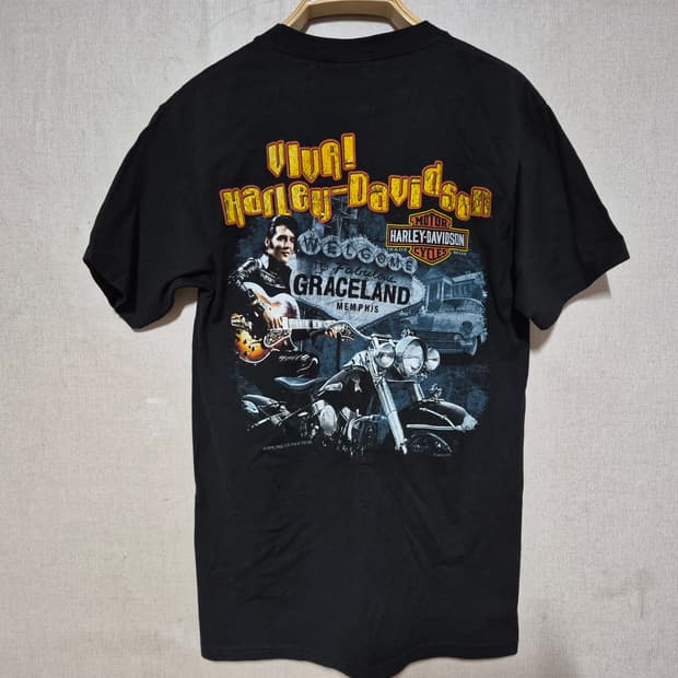 할리데이비슨 엘비스플레슬리 반팔( S)