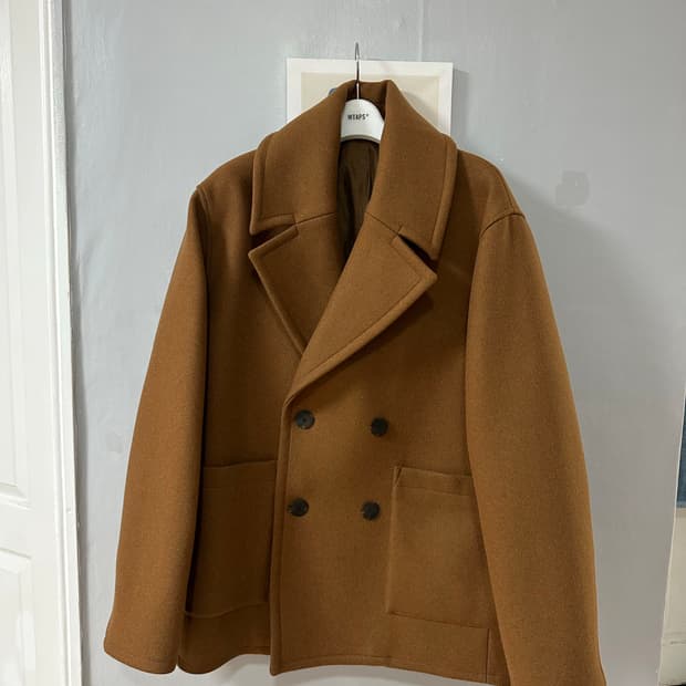 스튜디오니콜슨 피코트 브라운 L사이즈