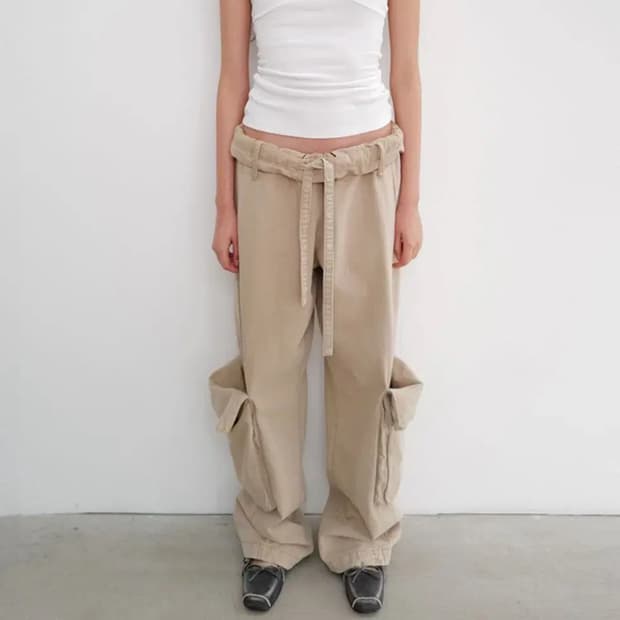 오픈와이와이 openyy WASHED ROLLED CARGO 카고 팬츠