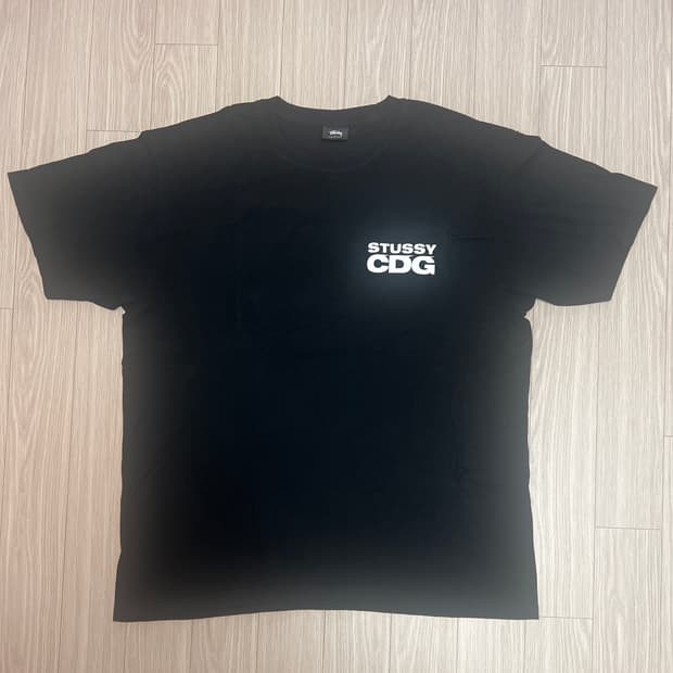 스투시 CDG 반팔 티셔츠 스투시 꼼데