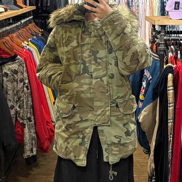 [HI] 데님앤서플라이 랄프로렌 카모 M-51 퍼 파카