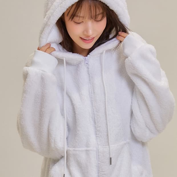 먼작귀 후드집업 치이카와 하치와레