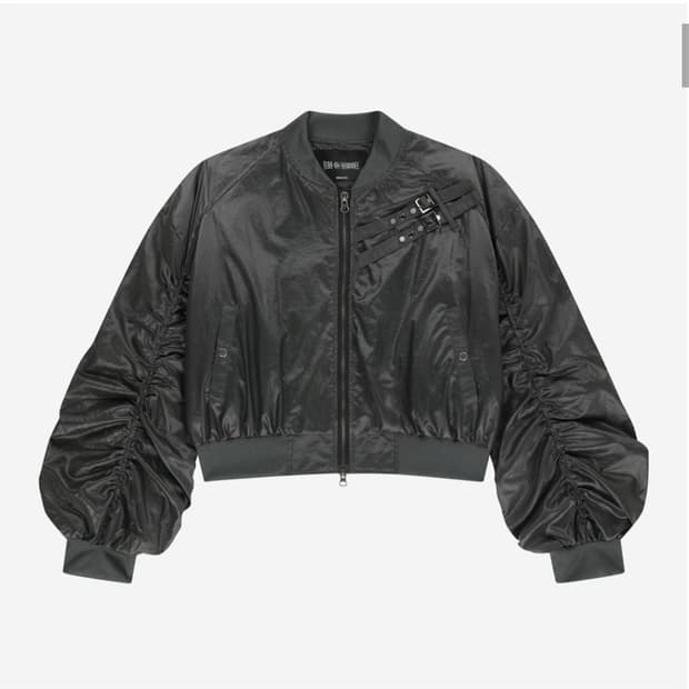 에트오소메 Shirring Crop Jacket 크롭 자켓