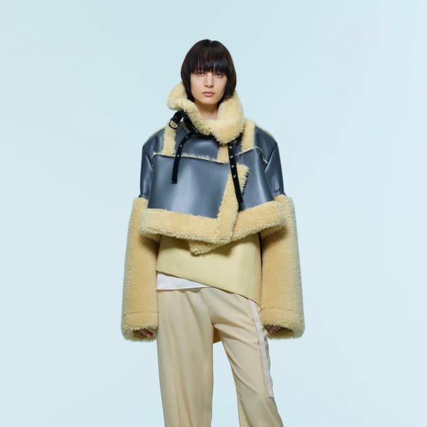 (택o) Sacai 22fw 시어링 무스탕