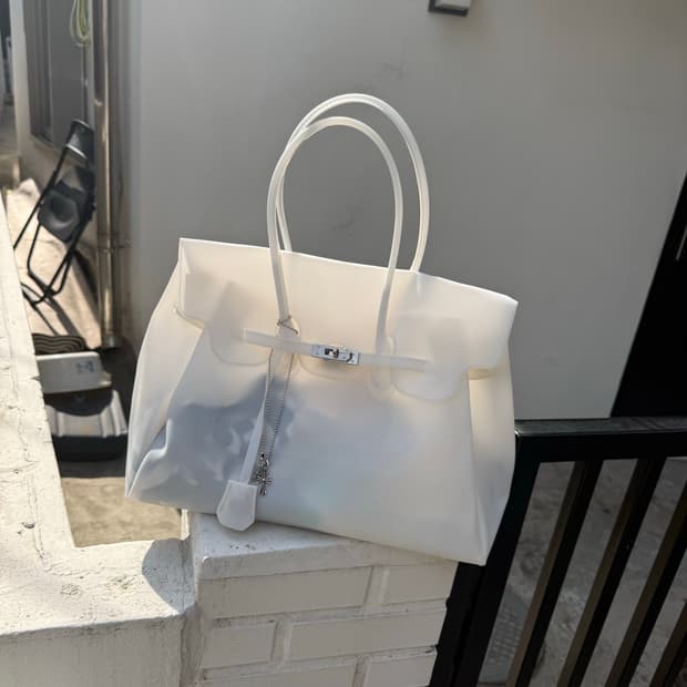 바로출고가능! 키키 젤리백 젤리버킨백 화이트