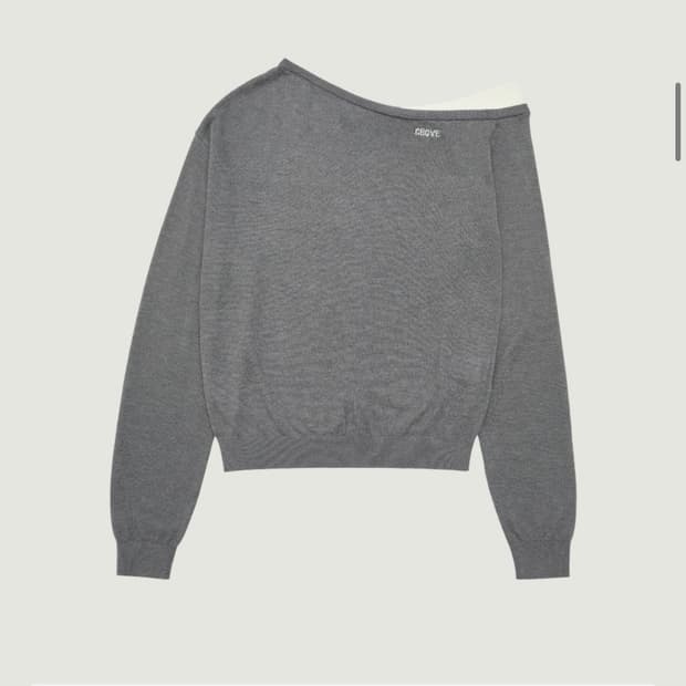 그로브 스토어 에덴 콤비 EDEN COMBI KNIT (GREY)