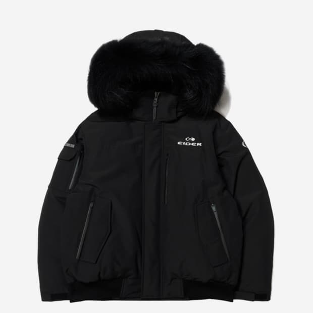 아이더 스투키 다운 자켓 블랙 L