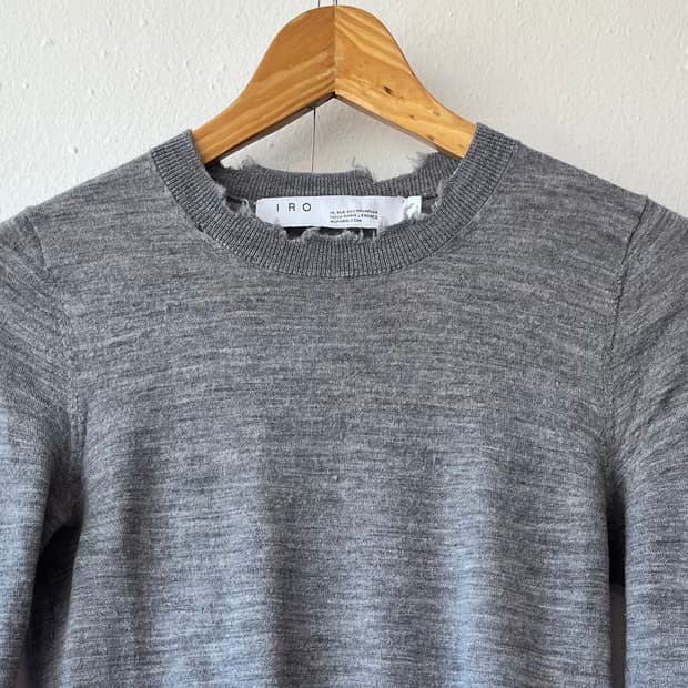 IRO 여성 그레이크루넥울니트 XS사이즈