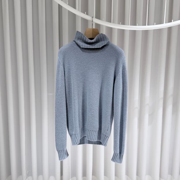 (A+/50) / 로로피아나 베이비 캐시미어 터틀넥 니트