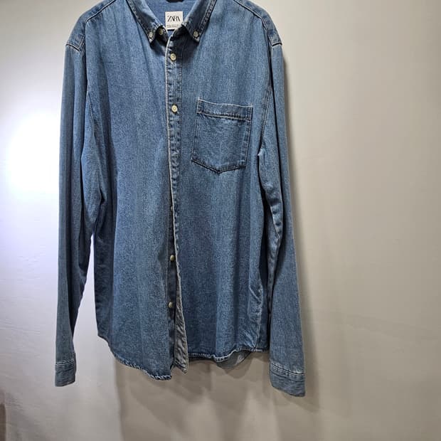 자라 데님 셔츠 XL